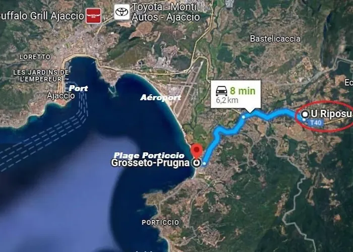 Mini - T2 Climatisé, Proche Des Plages Casa vacanze *
